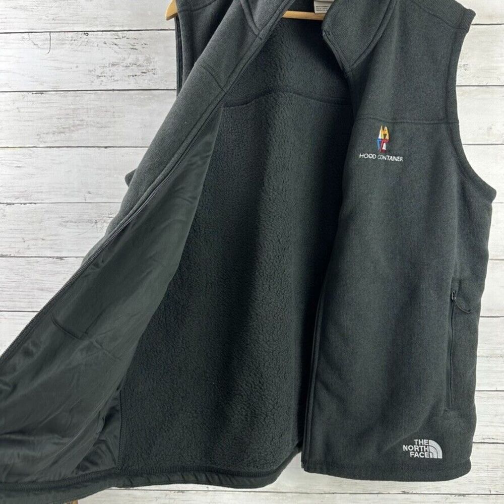 The North Face‎ Mens Dark Gray Fleece Vest Size XL Full zip - Picture 5 of 10